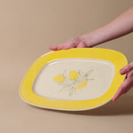 Stoneware Lemons Plate - Rug & Weave