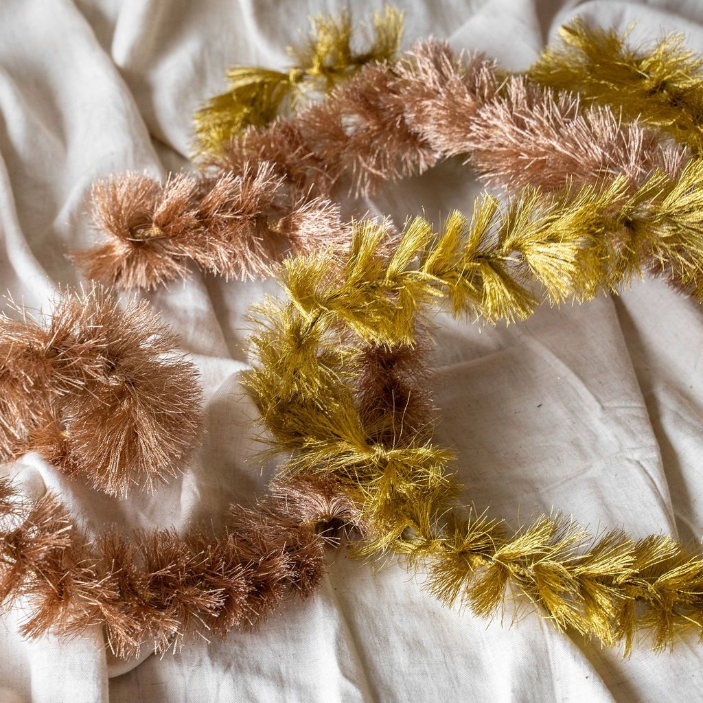 Tinsel Garland CHRISTMAS 2026 Creative Co-op (DYA)