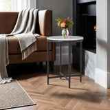 Veroza Side Table FURNITURE - side table Renwil