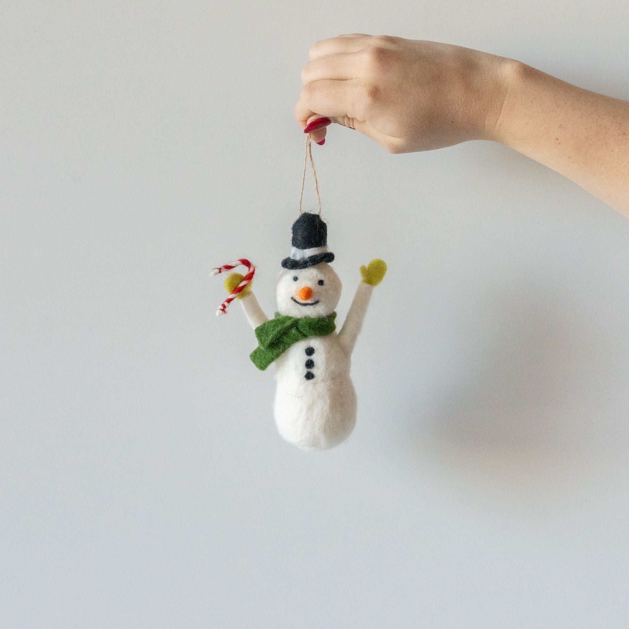 Felt Santa & Snowmen Ornament - Rug & Weave