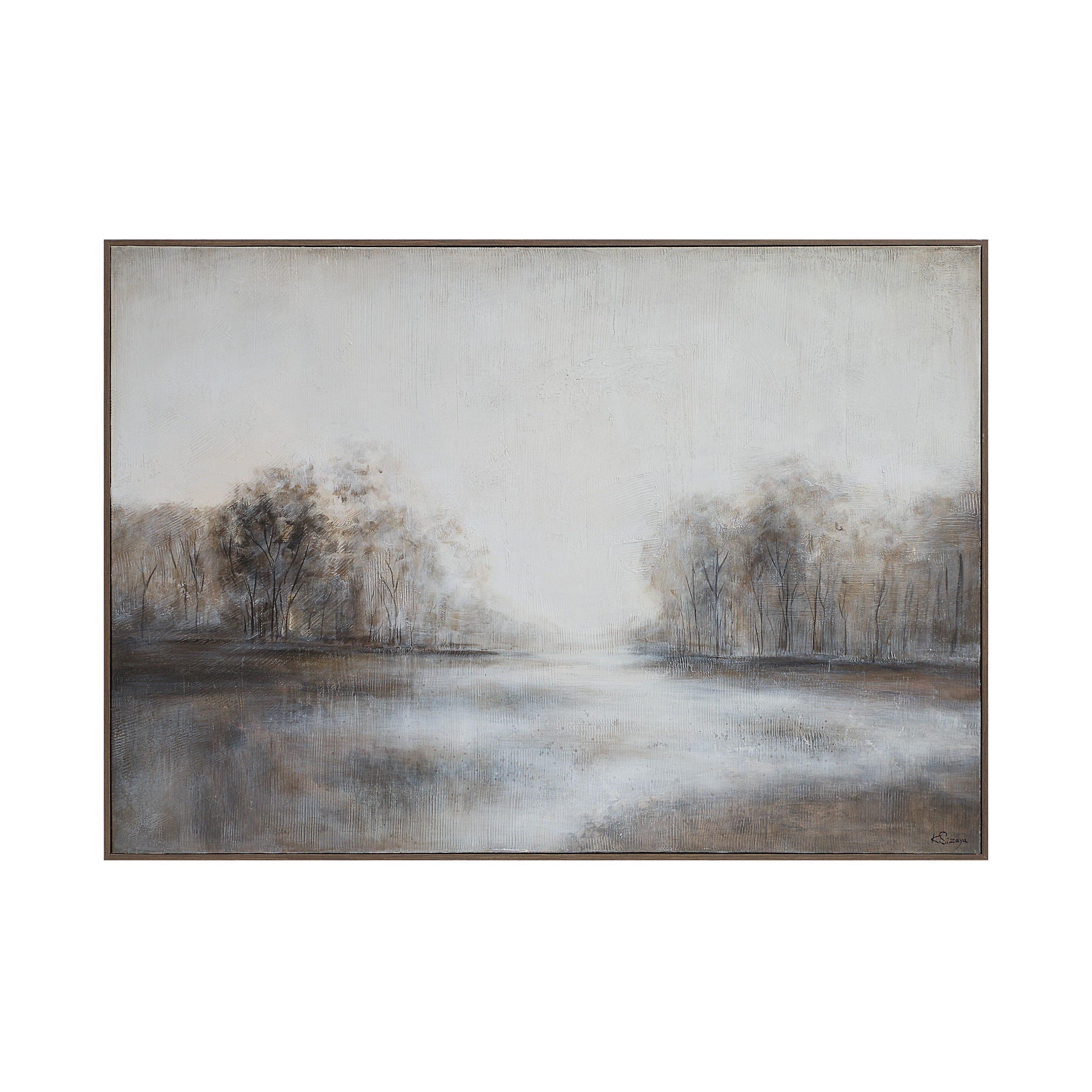 "Cedarlake" Framed Canvas