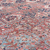 9'2" x 12'4" Antique Serapi Heriz Rug