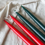 Holiday Classic 12" Taper Candles CHRISTMAS 2025 Old Country Design (ShopZio)