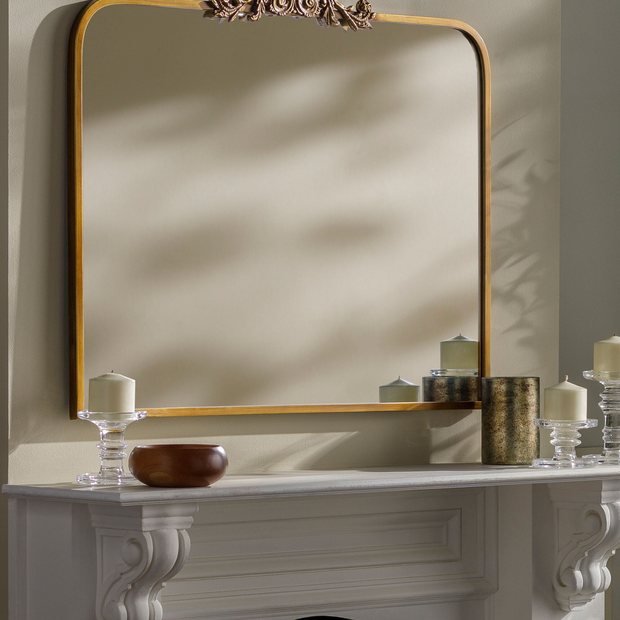 Alden Mantel Mirror MIRROR - Mantel Mirror Surya