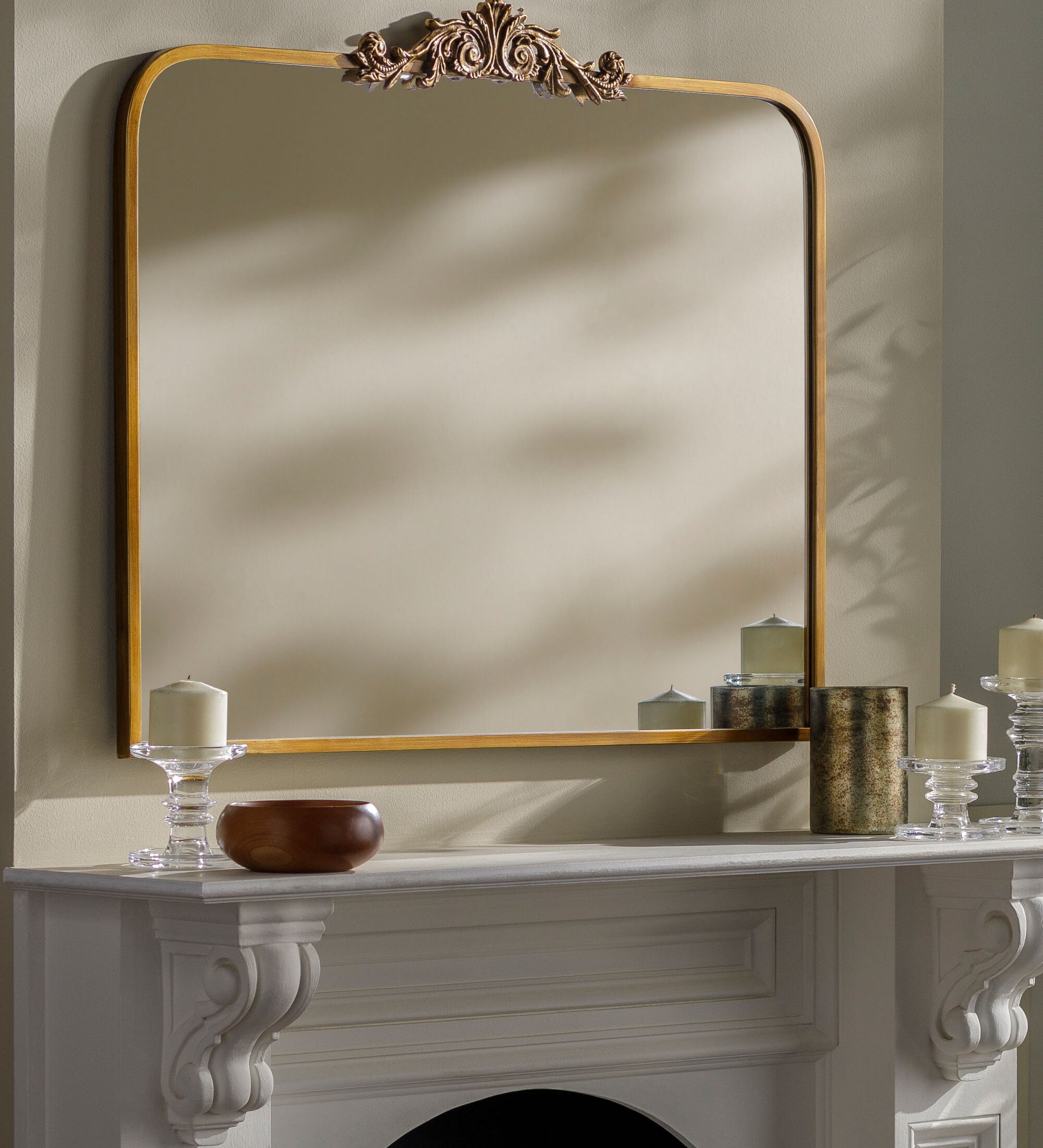 Alden Mantel Mirror MIRROR - Mantel Mirror Surya