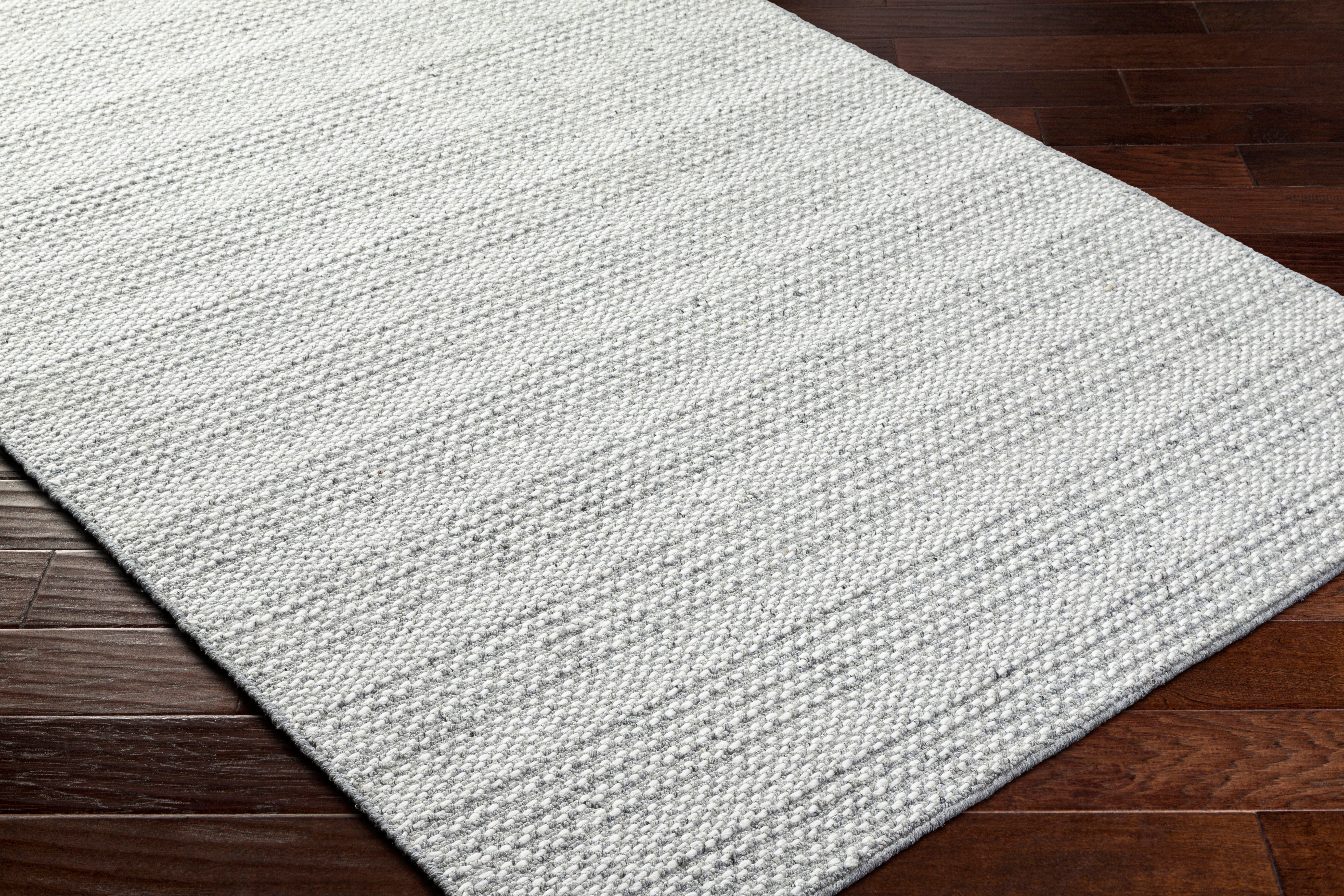 Rivaro Silver Hand Loomed Rug RUGS - wool Surya