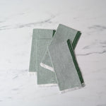 Holiday Chambray Napkin Set CHRISTMAS 2025 DANICA (Faire) Jade Green