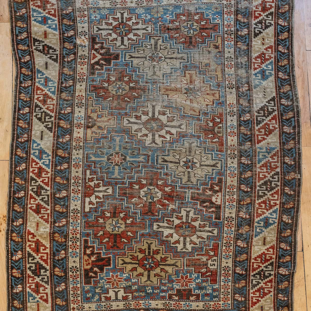 3'4 x 5'0 Antique Caucasian Rug - Rug & Weave