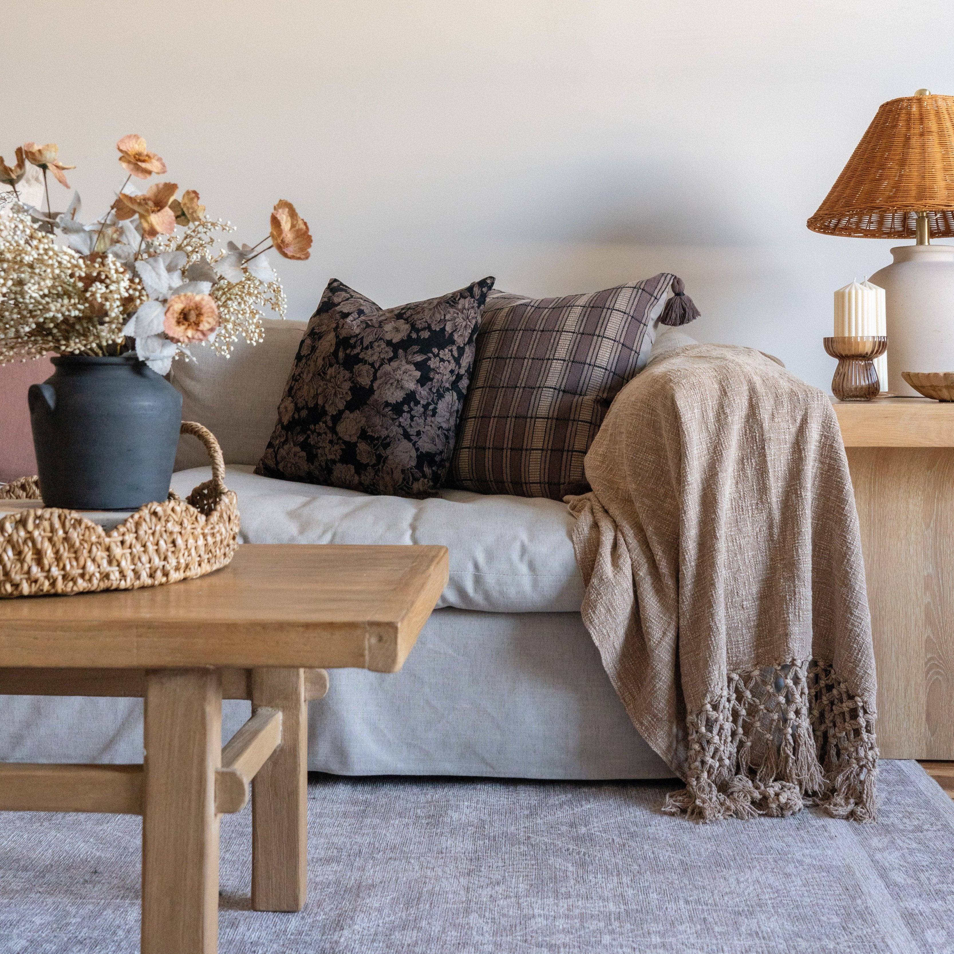 IN-STORE Brigette Romanek x Loloi Raven Pillow Cover 3 - PILLOWS - essentials - cool Loloi
