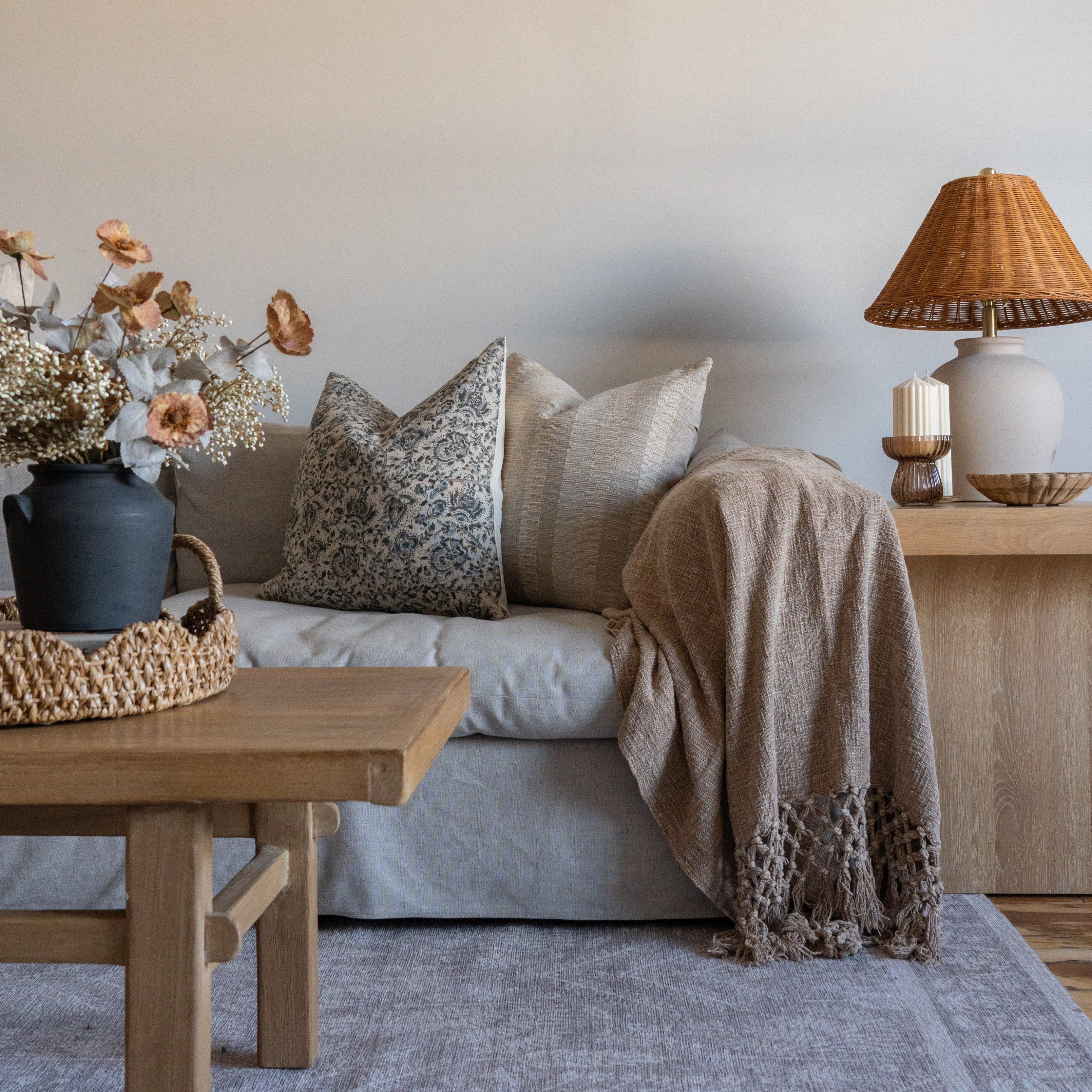 IN-STORE Brigette Romanek x Loloi Octavia Pillow Cover 1 - PILLOWS - essentials - neutral Loloi