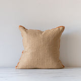 Amber Lewis x Loloi Aveline Natural/Rust Pillow Cover