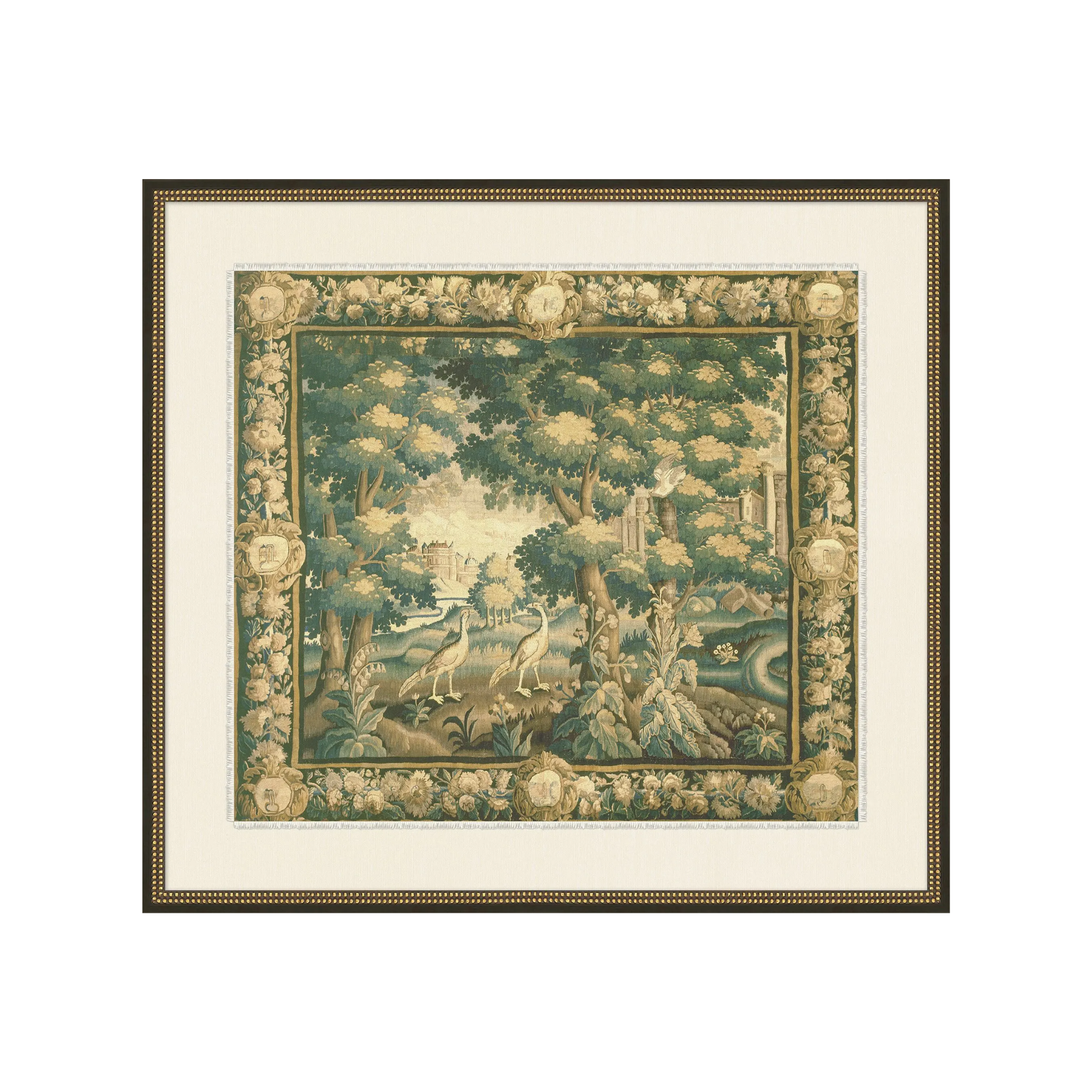 "The Woven Garden" Framed Art Print