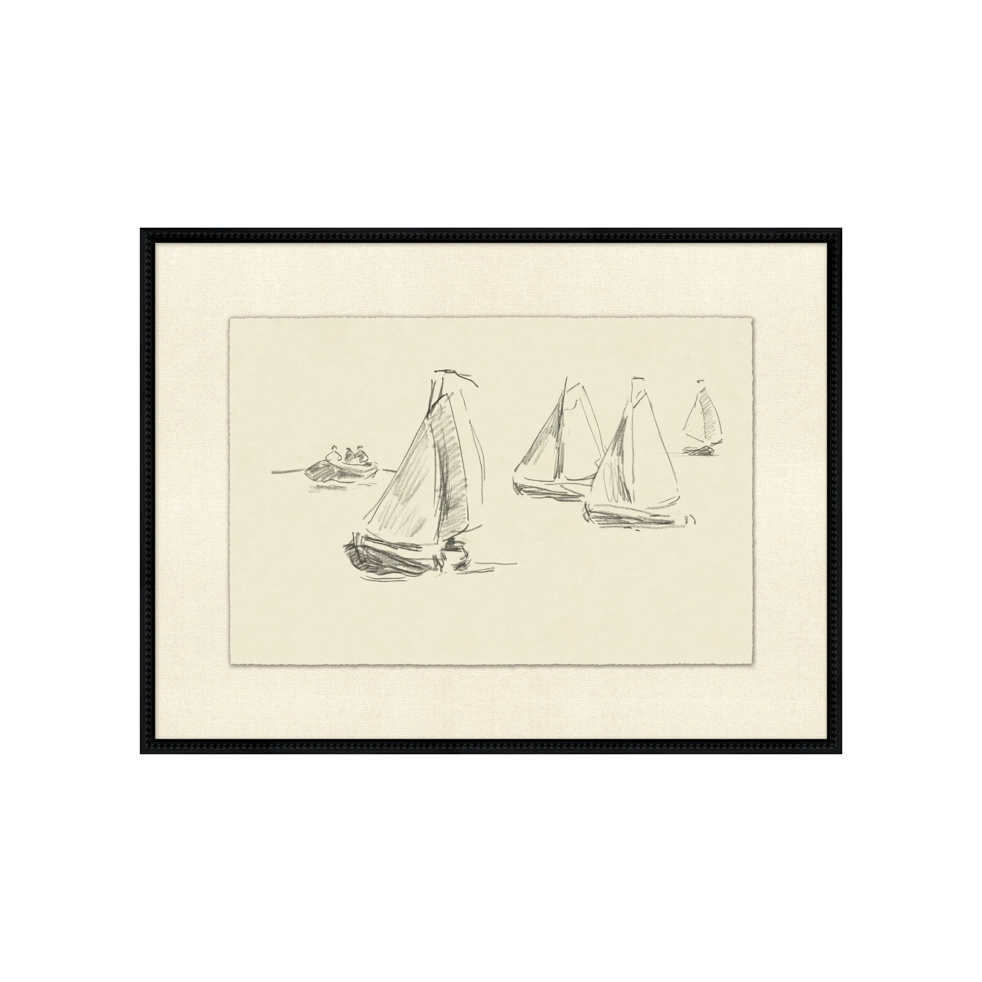 "Boats at Cassis" Framed Art Print ARTWORK - framed art Wendover Art Group