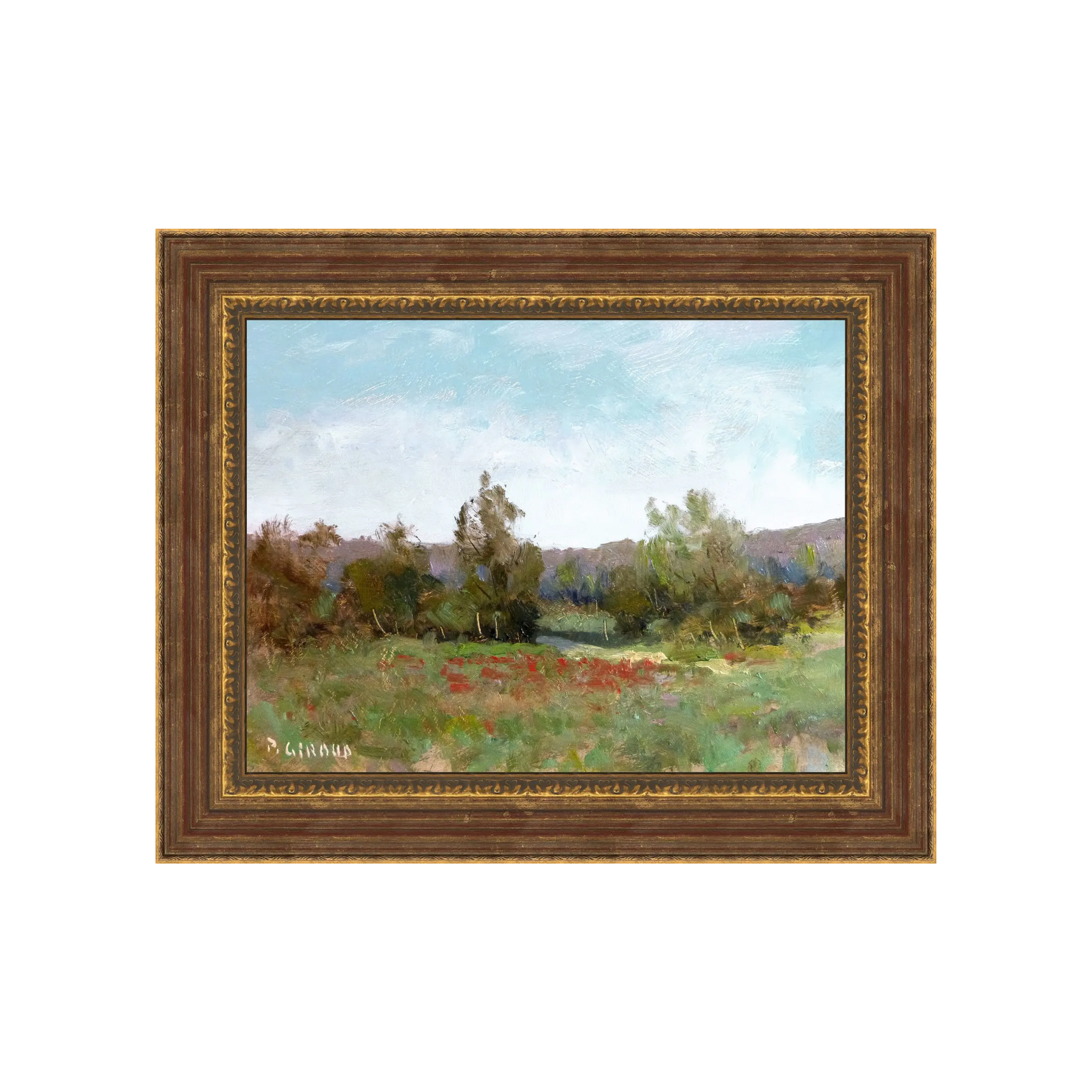 "Field of Red Poppies" Framed Art Print ARTWORK - framed art Wendover Art Group