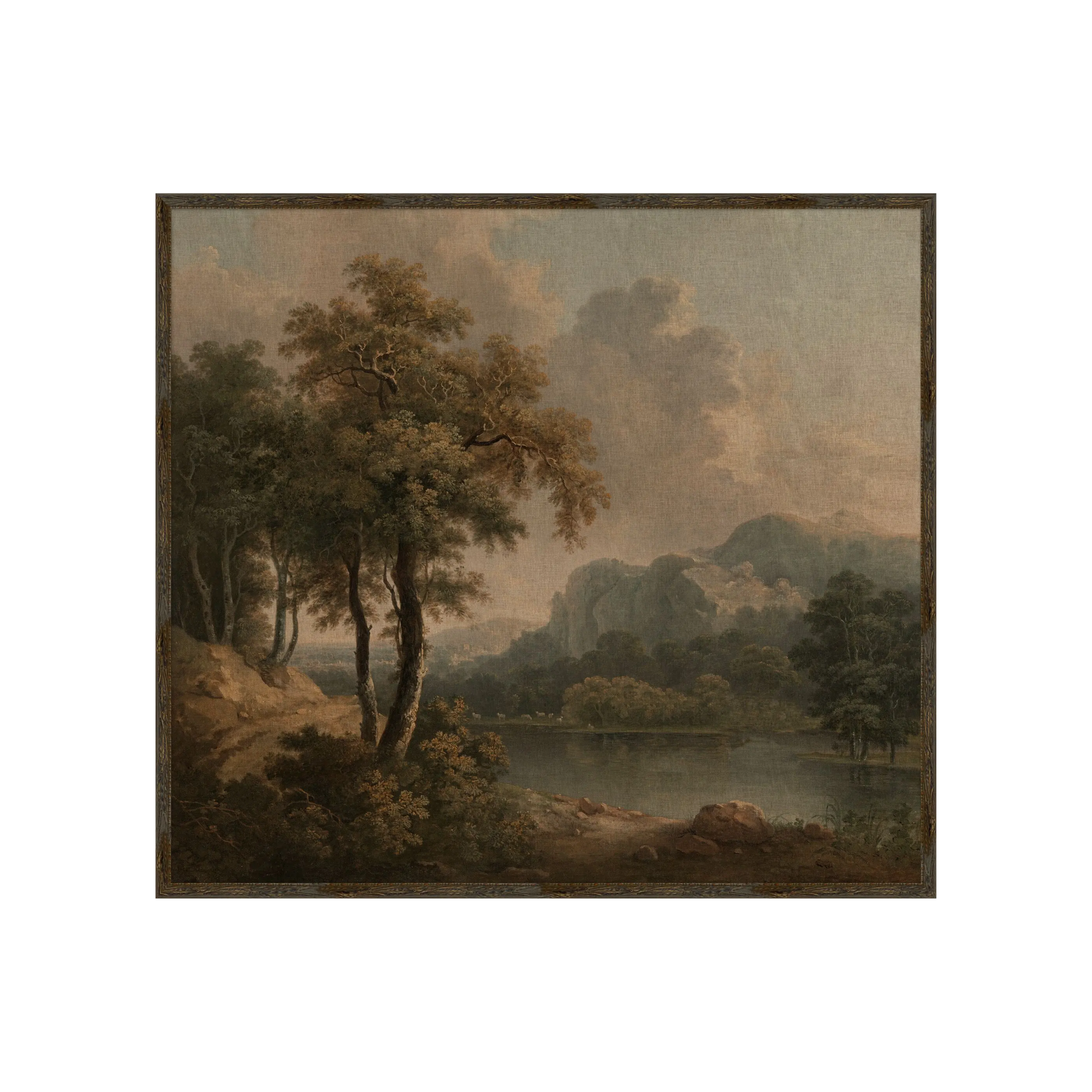 "Calm Lake" Framed Art Print