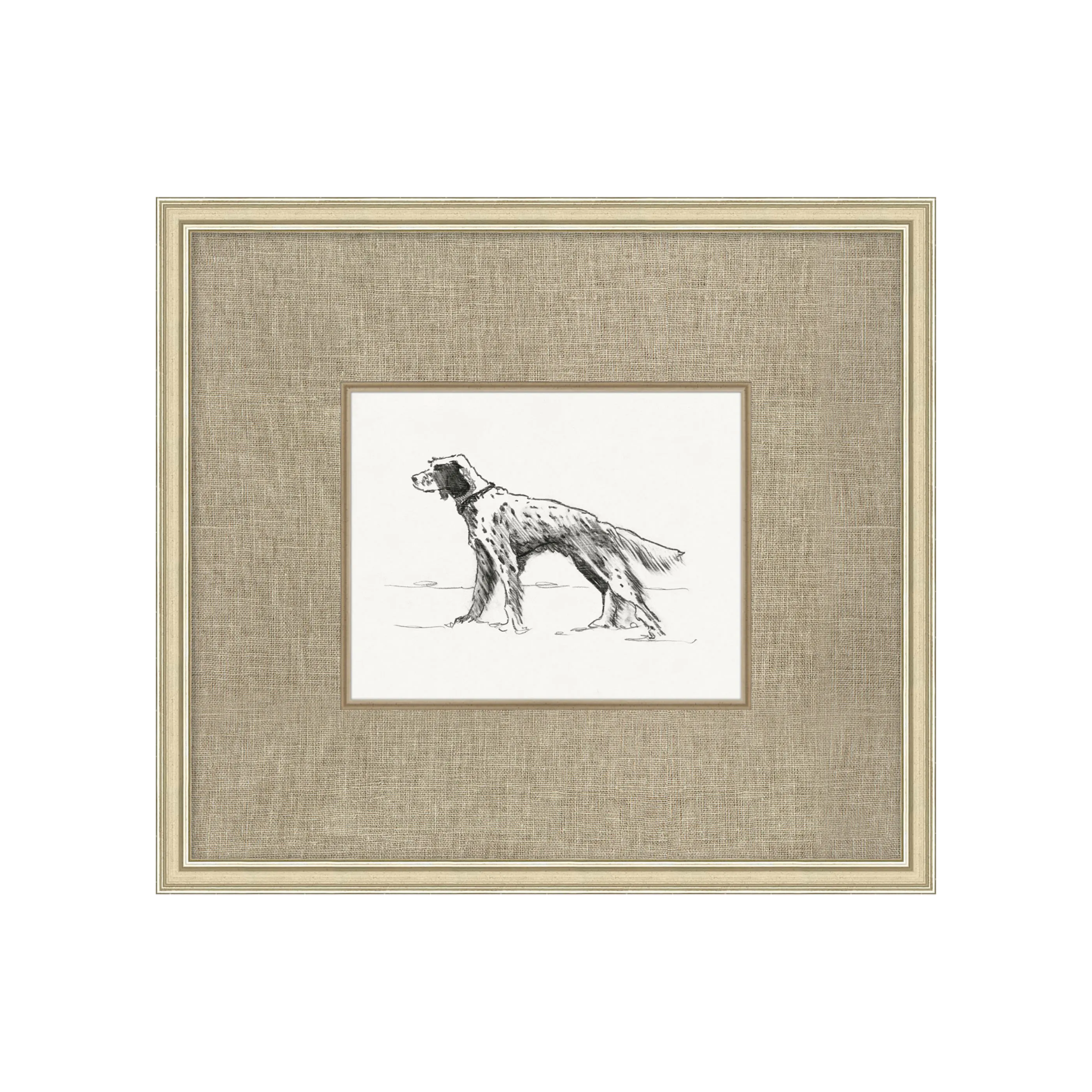 "Canine Sketch" Framed Art Print, Canine Sketch 2