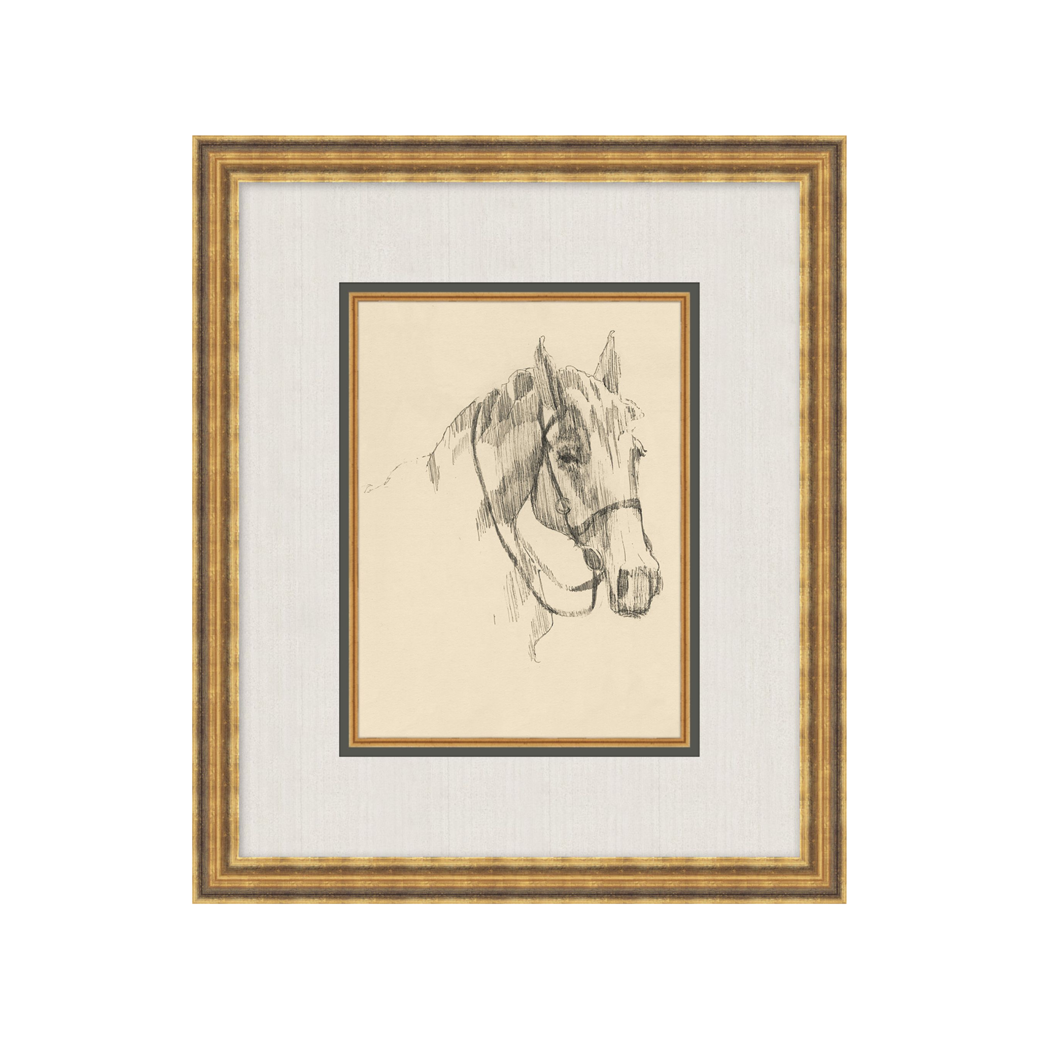 "Equine Sketch" Framed Art Print ARTWORK - framed art Wendover Art Group