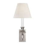 French Single Library Sconce LIGHTING - sconce Visual Comfort - Signature Polished Nickel
