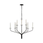 Belfair Large Two-Tier Chandelier LIGHTING - chandelier Visual Comfort Aged Iron