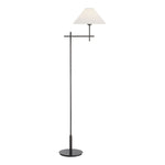 Hackney Cordless Bridge Arm Floor Lamp LIGHTING - floor lamp Visual Comfort Bronze