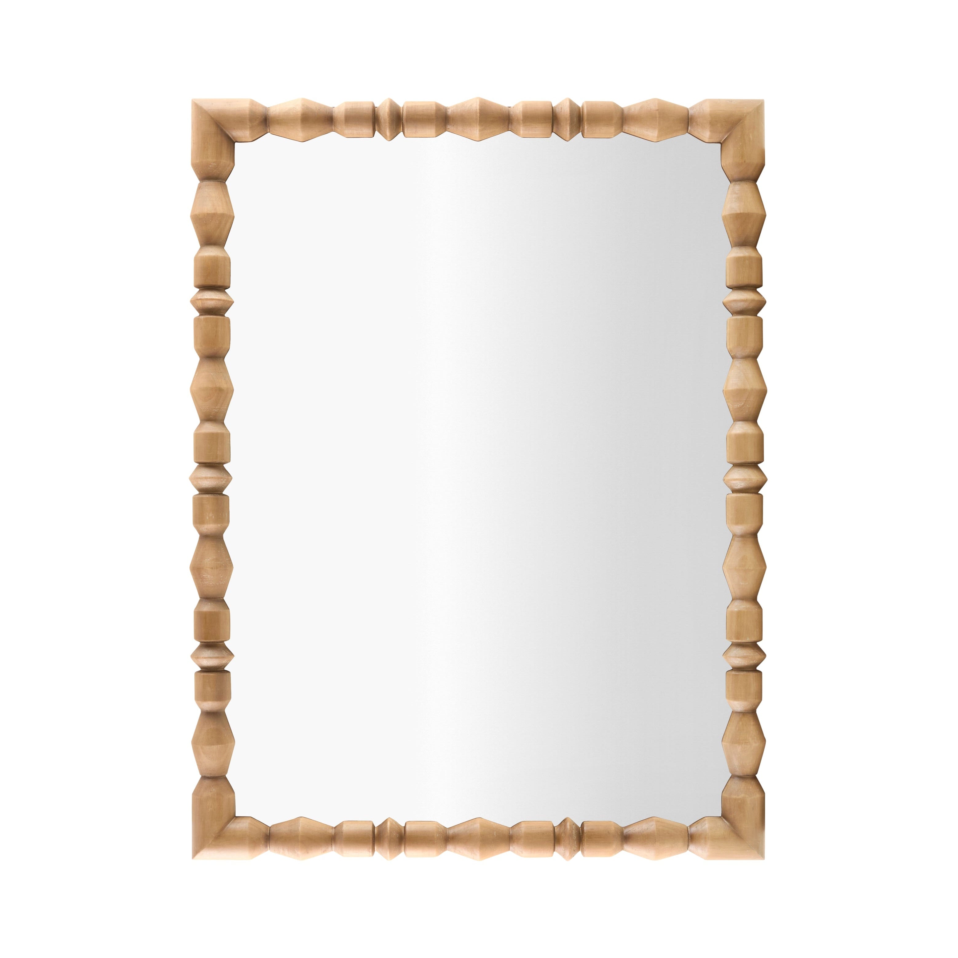 Elisaveta Accent Mirror MIRROR - Accent Mirror Surya Wood 24" x 36"