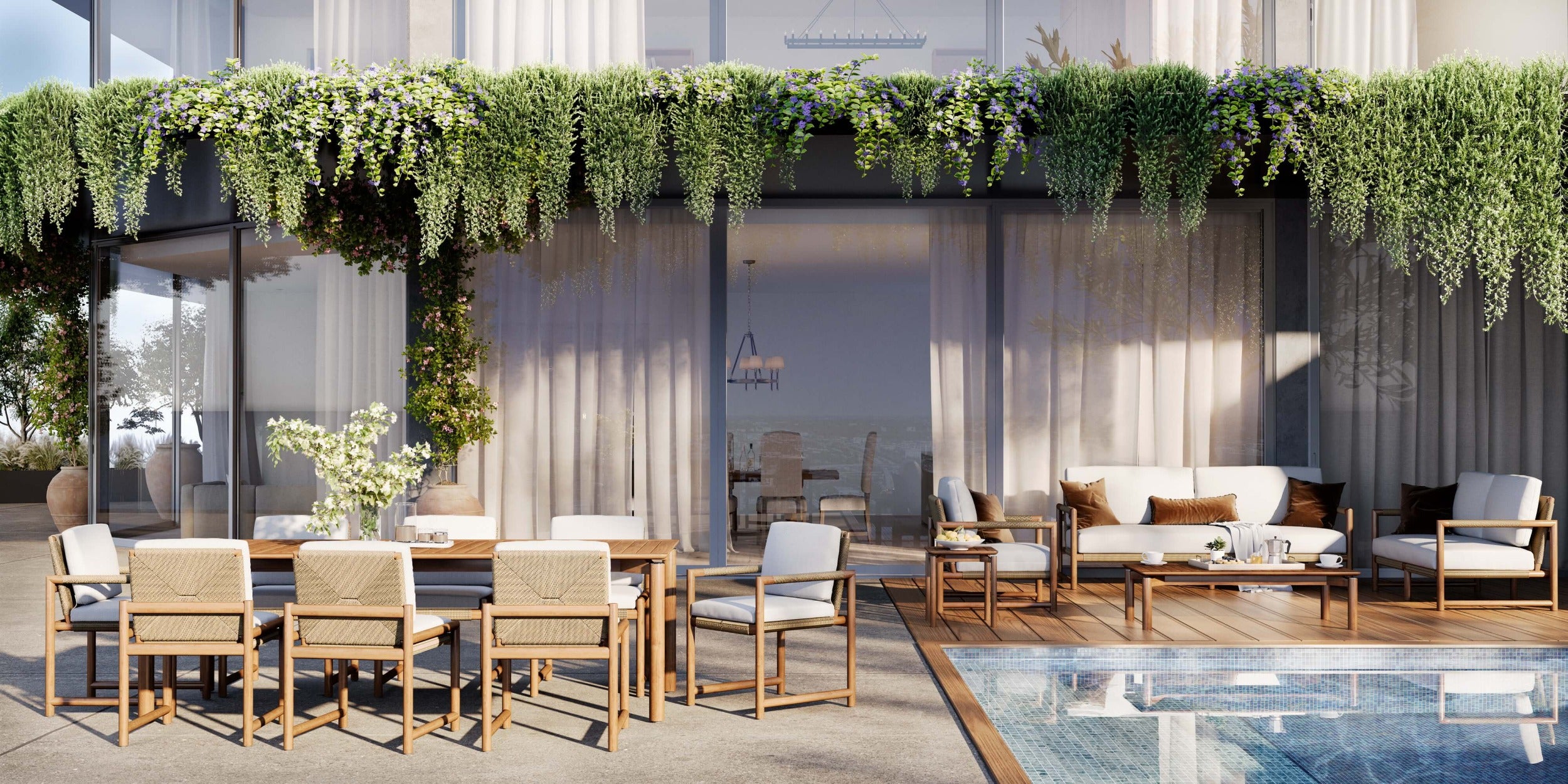 Vim Outdoor Dining Table Furniture - outdoor dining table Bramble