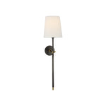 Bryant Large Tail Sconce LIGHTING - sconce Visual Comfort - Signature Bronze and Hand-Rubbed Antique Brass