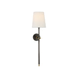 Bryant Large Tail Sconce LIGHTING - sconce Visual Comfort - Signature Bronze and Hand-Rubbed Antique Brass