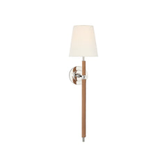 Polished Nickel and Natural Leather