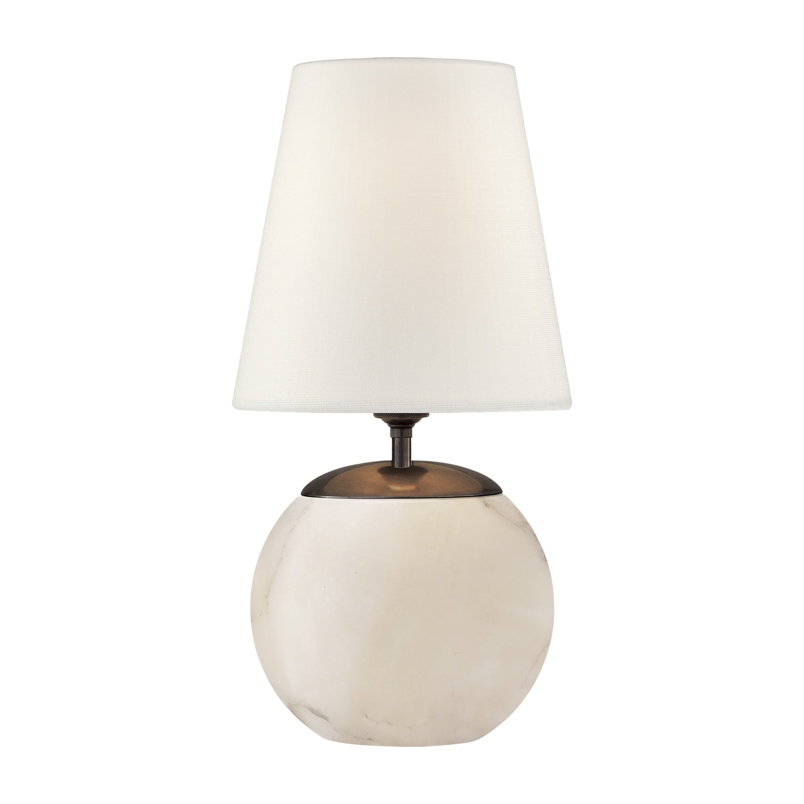 Terri Round Accent Lamp LIGHTING - table lamp Visual Comfort - Signature Alabaster