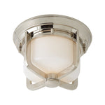 Milton Short Flush Mount LIGHTING - flush mount Visual Comfort - Signature Polished Nickel