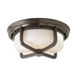 Milton Large Flush Mount LIGHTING - flush mount Visual Comfort - Signature Bronze