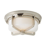 Milton Large Flush Mount LIGHTING - flush mount Visual Comfort - Signature Polished Nickel