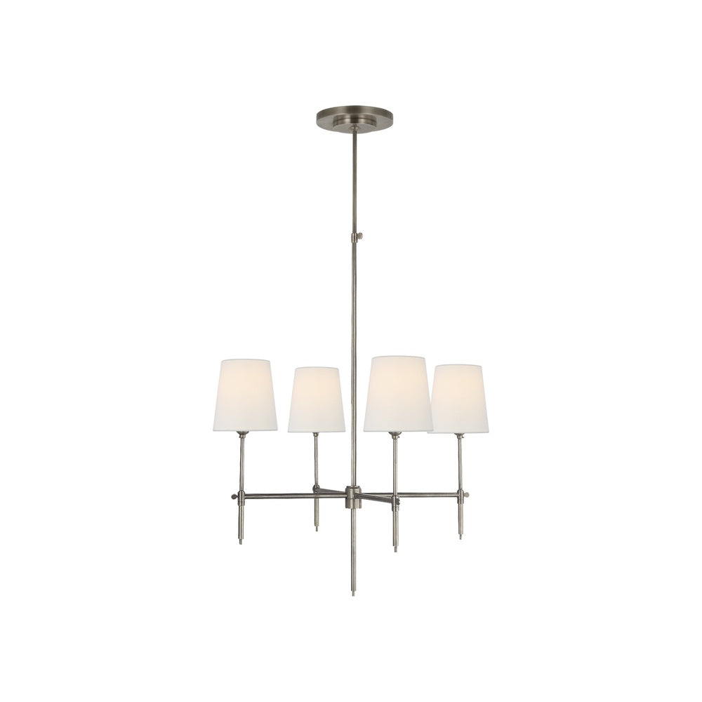 Bryant Small Chandelier LIGHTING - chandelier Visual Comfort - Signature Antique Nickel