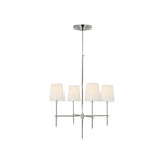 Bryant Small Chandelier LIGHTING - chandelier Visual Comfort - Signature Polished Nickel