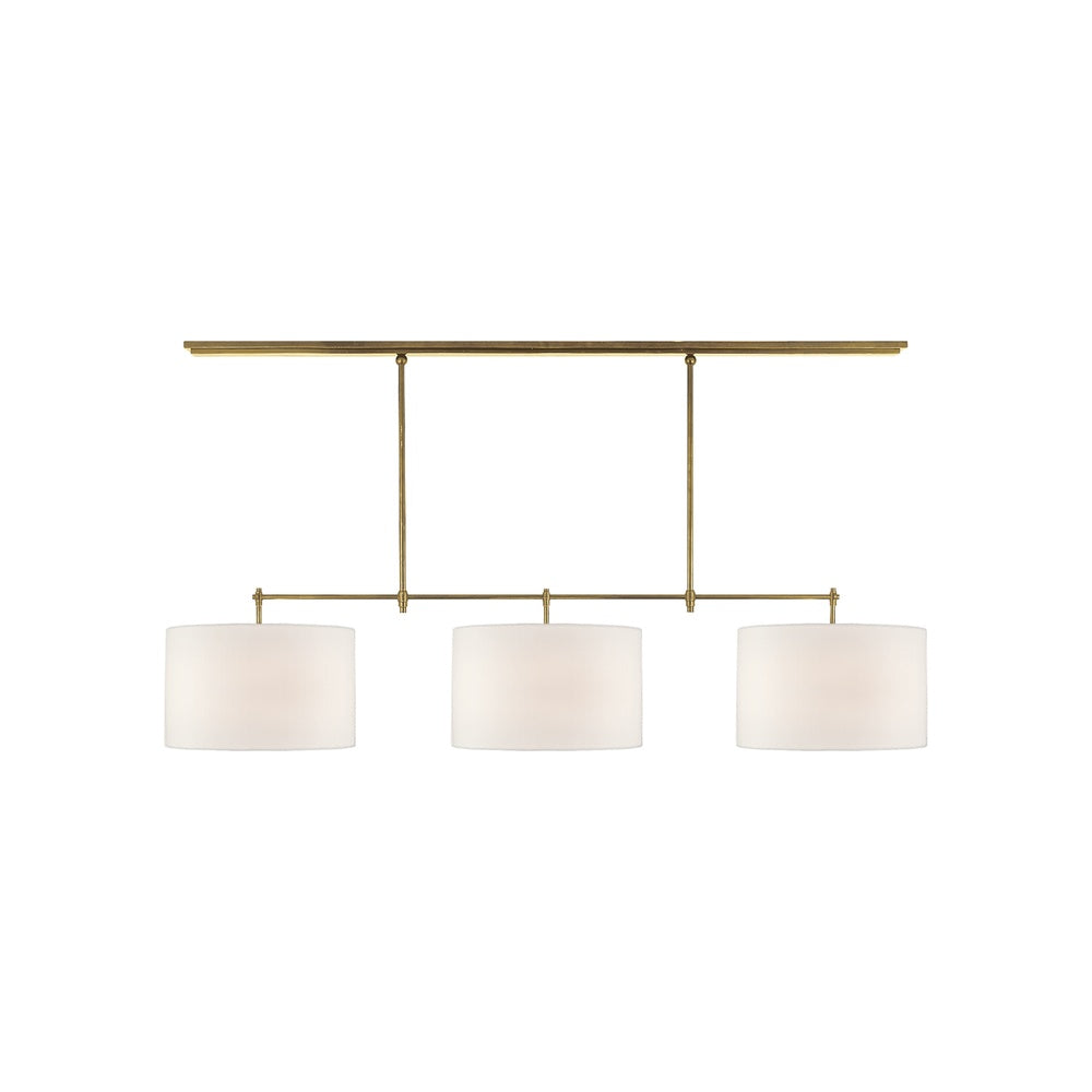 Bryant Large Billiard LIGHITNG - pendant Visual Comfort - Signature Hand-Rubbed Antique Brass