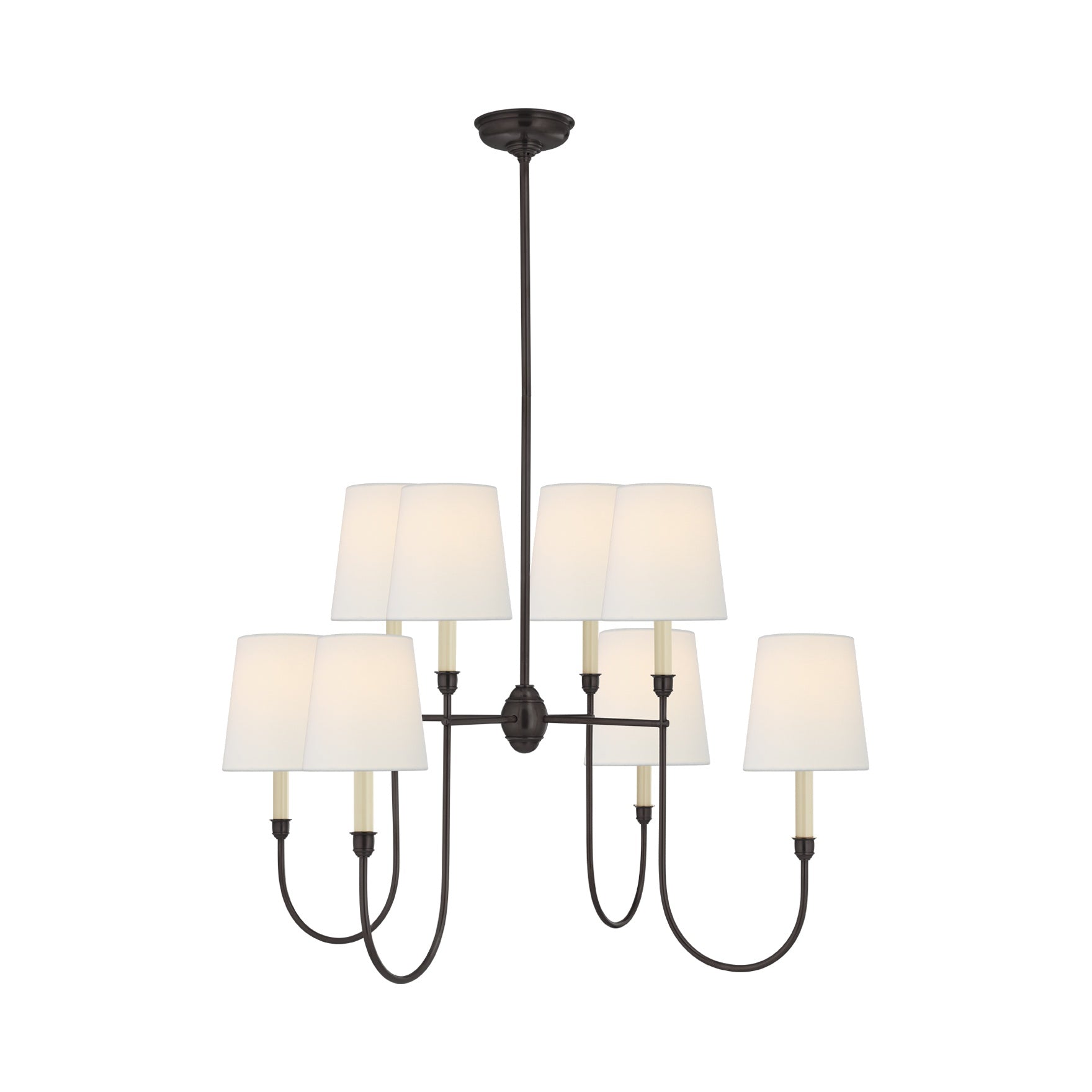 Vendome Large Chandelier LIGHTING - chandelier Visual Comfort - Signature Bronze