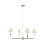 Piaf Large Chandelier LIGHTING - chandelier Visual Comfort - Signature Plaster White