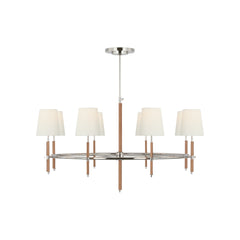 Polished Nickel and Natural Leather