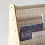 Recycled Gingham Book Rack - Rug & Weave