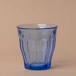 Short Ocean Blue Picardie Glass Tumbler glass tumbler Inter Continental Mercantile