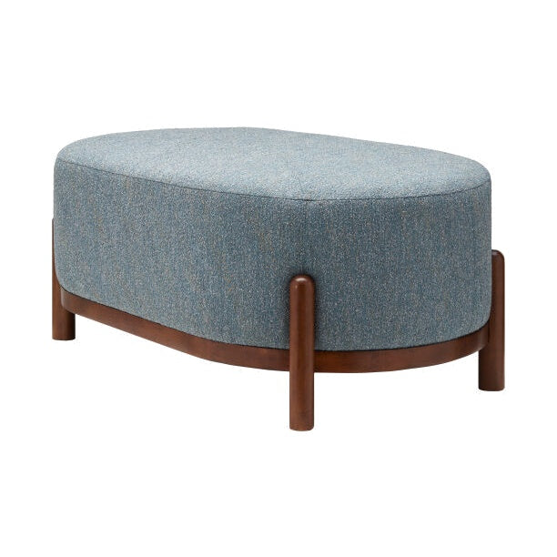 Valerie Ottoman FURNITURE - ottoman Surya Blue