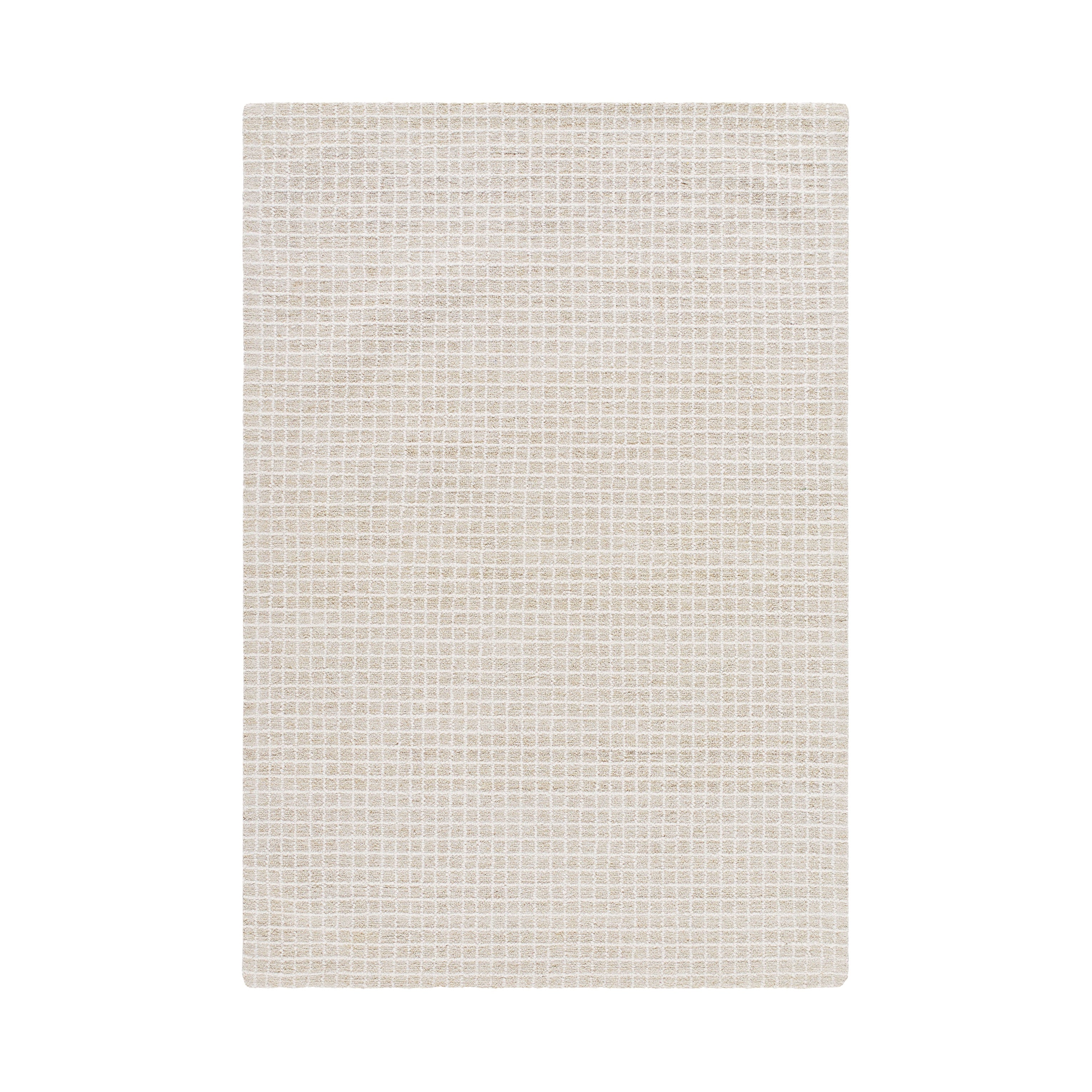 Andy Natural Gridwork Rug RUGS - wool Surya
