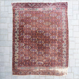 7'2" x 9'3" Antique Qashqai Rug