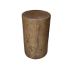 Wally Reclaimed Wood Round End Table - Espresso