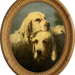 "Two Pups" Framed Art ARTWORK - framed art Wendover Art Group