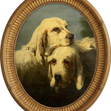"Two Pups" Framed Art ARTWORK - framed art Wendover Art Group