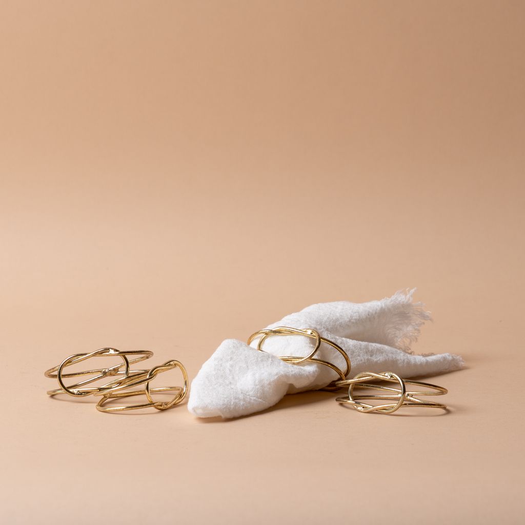 Twisted Knot Napkin Ring napkin ring Creative Co-op (DYA)