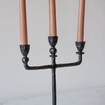 Hand Forged Candelabra Style Taper Holder - Rug & Weave