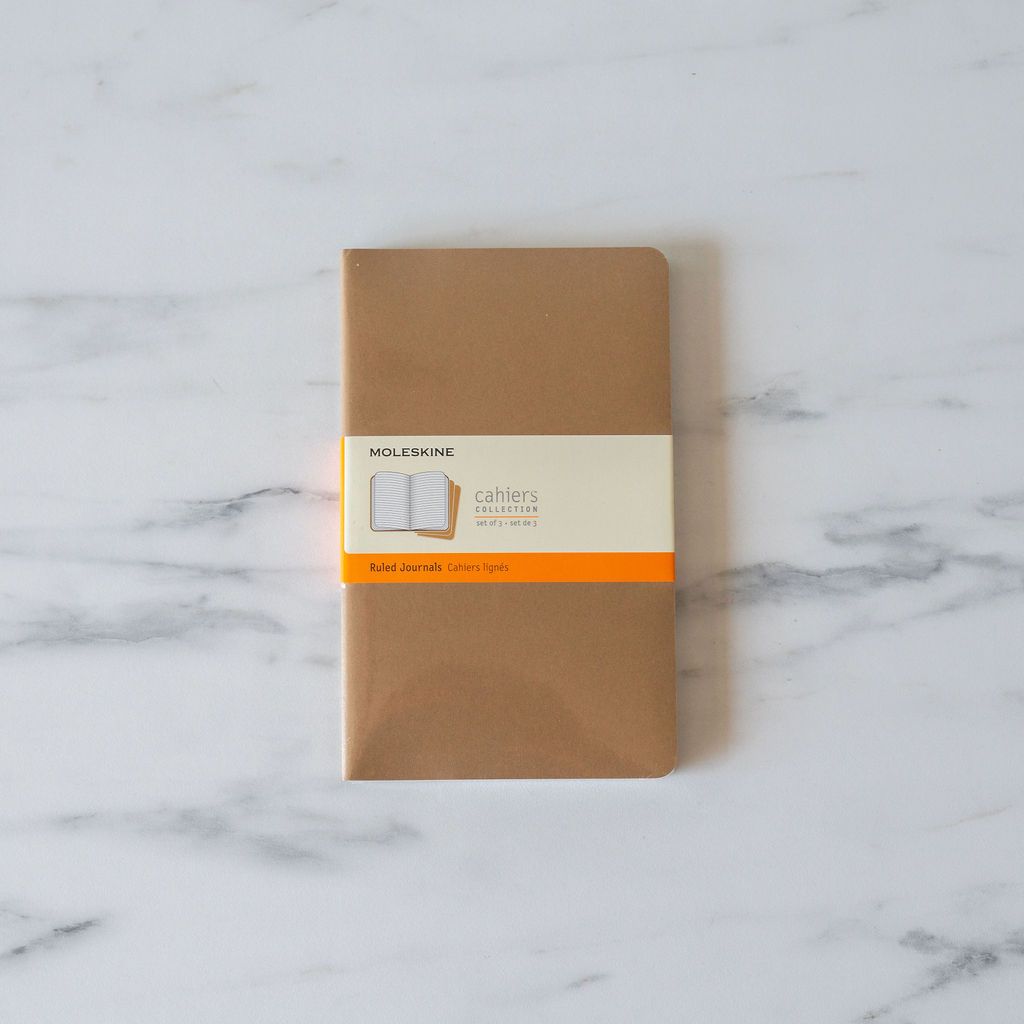 Moleskine Cahier Journal Set - Kraft Brown - Rug & Weave